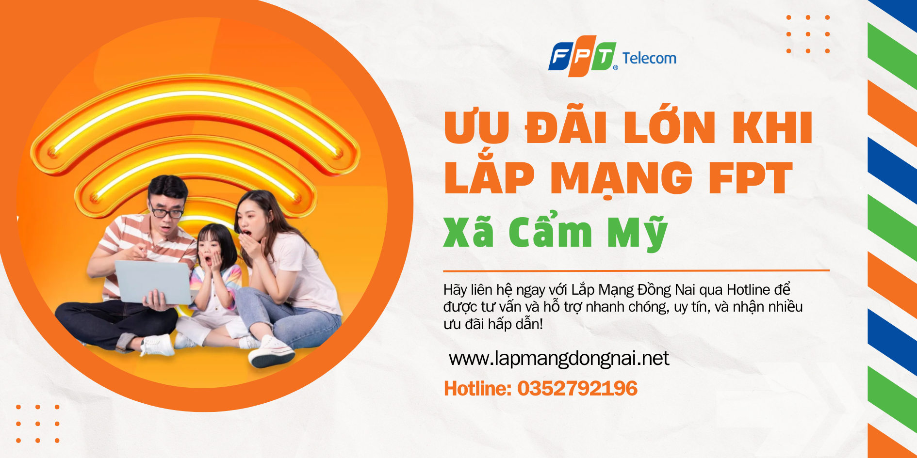 5 Lý Do Bạn Nên Lắp Mạng FPT Xã Cẩm Mỹ Ngay Hôm Nay